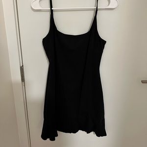Black Princess Polly Basic Dress